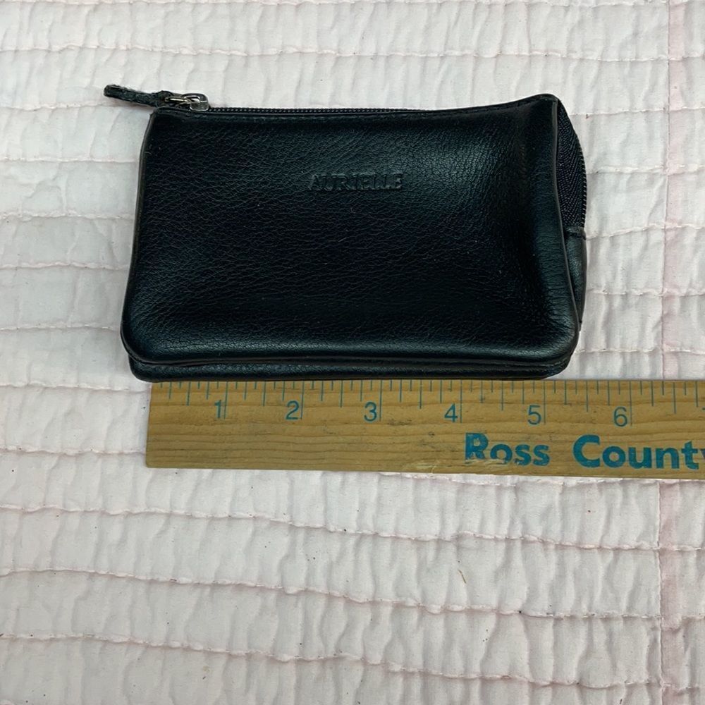 Aurielle Small Wristlet Clutch Black Leather - Picture 3 of 14